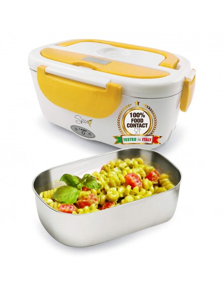 SPICE Amarillo Inox Portable Food Warmer Lunch Box Yellow 40 W 1 ... -