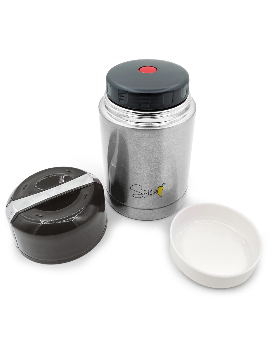 Portavivande Contenitore Thermos Termico per Alimenti doppia parete  sottovuoto in Acciaio Inox 1L. BPA free