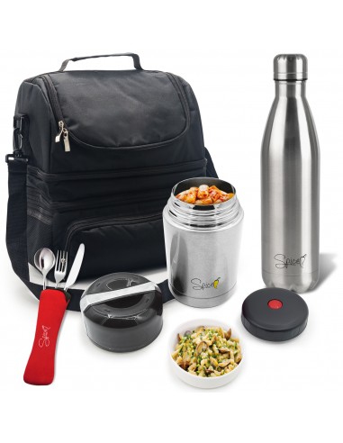 Thermos-Set 1L Thermo-Lunchhalter +...