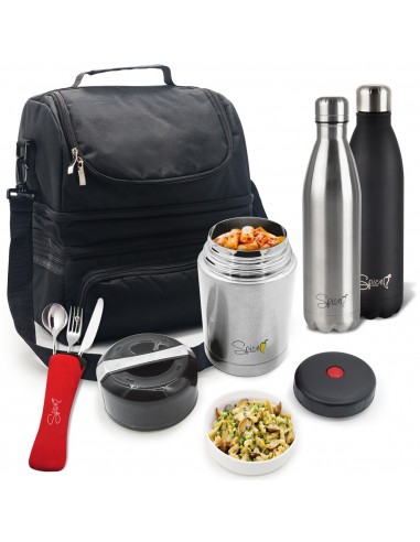 Lunch Box Thermique 1L Set Thermos +...