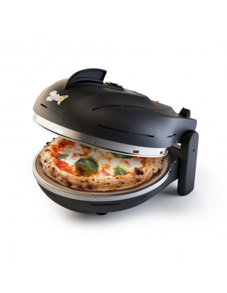 Forno pizza elettrico Spice Diavola Pro V 2.0 - 100% design e brevetto Made in Italy - Nero opaco