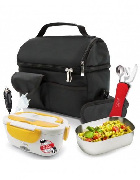 Spice Set Insulated Bag with shoulder strap + Amarillo stainless steel ...-
