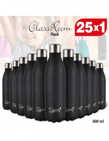 Set 25 Stainless Steel Thermal Bottles 500 ml | Spice ClassRoom -