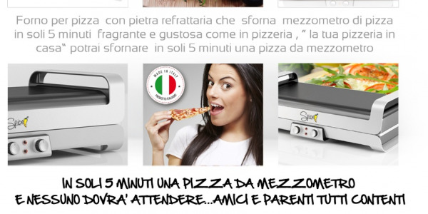 Four à pizza électrique Mezzometro