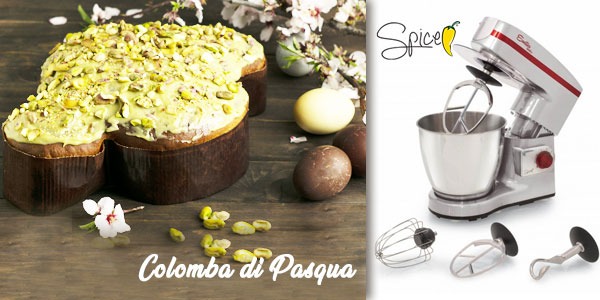 Colomba pasquale with the mixer: recipe